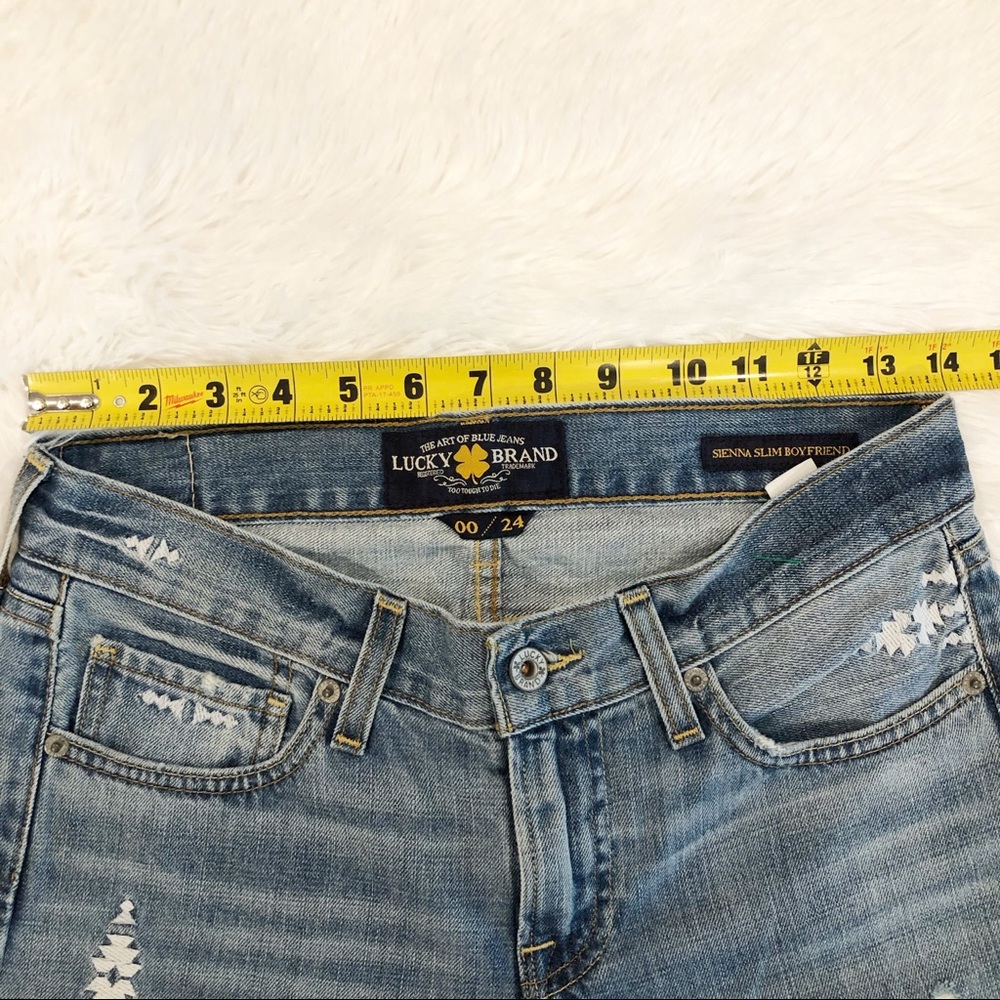 Lucky Brand Sienna SLim Boyfriend Jeans 00/24 - Picture 4 of 8